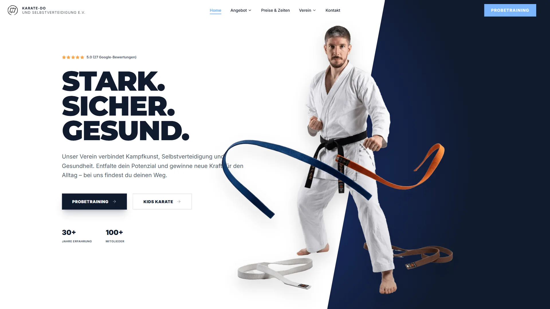 Live-Website Karate-Do Trier, Sport & Verein